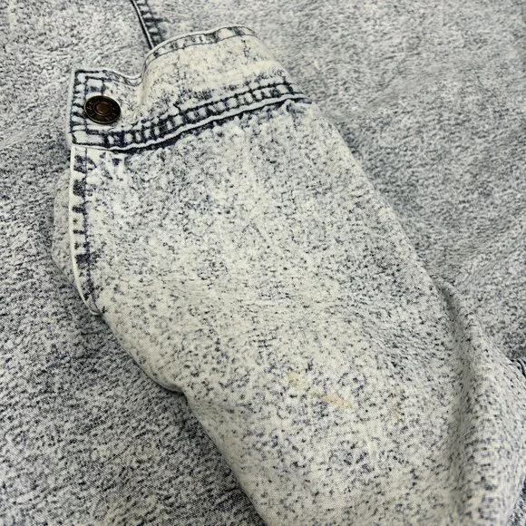 Vintage Acid Wash Denim Jacket East West by The Panda Group Oversized Sz Medium - Picture 10 of 16